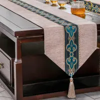 Sıcak satış yüksek kaliteli ev yemek masası ve çay masası dekorasyon masa koşucu indirimli fiyat toptan