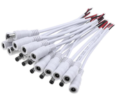 Câble d'alimentation CC QUANWEI 5,5*2,1 mm, connecteur femelle/mâle, prise jack, 12 V, isolation PVC, alliage de cuivre