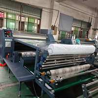 Presse à chaleur automatique à rouleaux de 1,7 m/1,9 m pour sublimation, transfert thermique par rouleaux, type calandra, 220 V/380 V, garantie 1 an