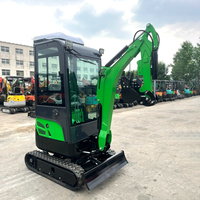 Mini-excavatrice de jardin 1 tonne 1,8 tonne, engin de terrassement, excavatrice compacte, fabrication chinoise