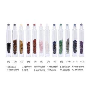 Rỗng đá quý Lăn chai 10ml tinh dầu thủy tinh cuộn trên chai với đầy màu sắc con lăn bóng - Product Image 6