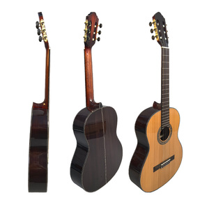 Giá bán buôn của cây đàn <span class=keywords><strong>guitar</strong></span> cổ điển 39 inch với mặt trên bằng gỗ thông đỏ và mặt sau bằng Gỗ hồng sắc rất hợp lý - Product Image 4