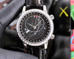 Cadran Ciel Étoilé Mystérieux, Alliant Styles Loisirs et Affaires, Montre Mécanique Élégante et Prestigieuse - Product Image 1