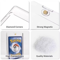 Porte-cartes magnétique en plastique de haute qualité UV ONE-TOUCH avec fermeture à bouton pour cartes de sport et de collection TCG