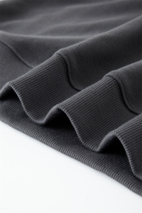 Felpa Oversize Personalizzata in Spugna Francese Pesante 100% Cotone con Collo a Revers e Maniche Lunghe per Uomo - Product Image 5