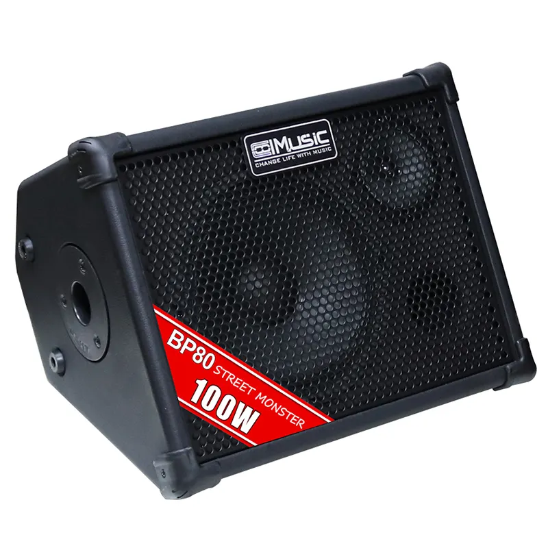 Haut-parleurs système audio son musique professionnelle 100W batterie puissance Busking amplificateur Bluetooth haut-parleurs basse haute qualité fort