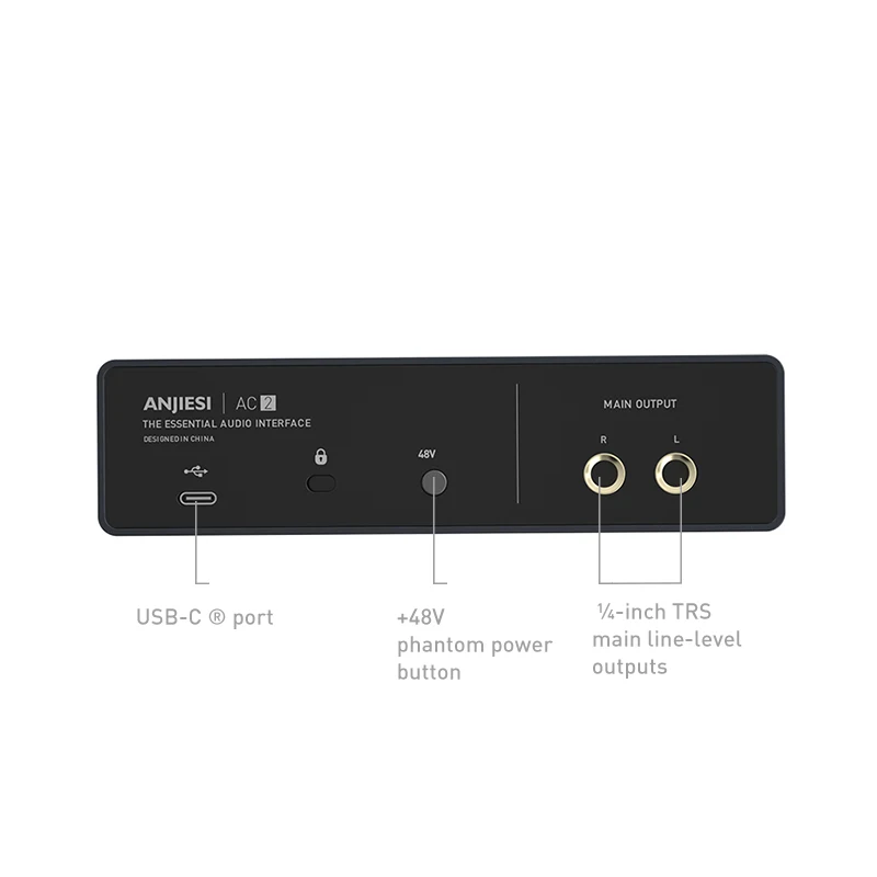 ANJIESI OEM pro streaming laptop audio mixer recording studio portable mic usb sound card