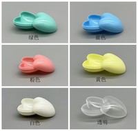 Mini 45mm Herz-Kapseln Mini Plastik PP Spielzeugkapseln für Verkaufsautomaten Verpackung Leere Kapseln