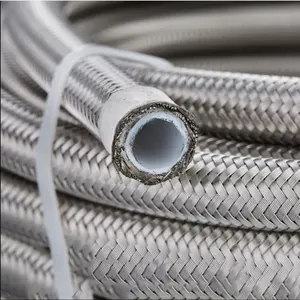 PTFE Hose Tube Durable SS 304 /316 Stainless Steel Braided PTFE Steam Hose