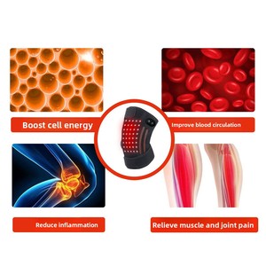 Akıllı Isıtma Kırmızı Işık Terapisi Polyester Dizlik Uzak Kızılötesi Akıllı Sıcaklık Kontrolü Eklem Ağrısı Giderici Erkekler Kadınlar - Product Image 4