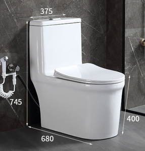 โถสุขภัณฑ์เซรามิคหรูหราแบบชิ้นเดียวสำหรับโรงแรม - Product Image 5