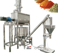Machine de conditionnement remplissante de poudre semi automatique pour l'épice de farine de lait en poudre empaquetant 10g -- 5kg