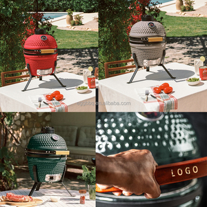 SEB <span class=keywords><strong>KAMADO</strong></span> <span class=keywords><strong>Mini</strong></span> <span class=keywords><strong>Kamado</strong></span> 13 pouces, barbecue en céramique portable, fumoir au charbon de bois, camping, extérieur, table, cadeau - Product Image 4