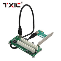 Offre Spéciale PCIe 1x à 2 PCI Carte D'EXTENSION Pci-e Pour Carte Pci Autres Accessoires Pour Ordinateur