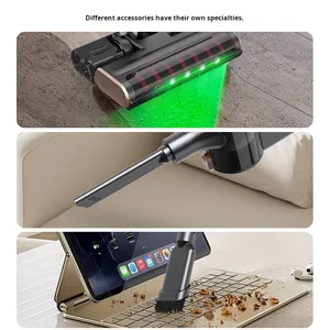 24V hút cao tất cả-trong-một nhà thảm sàn quét lau máy dài xử lý Con lăn cầm tay chân không không dây xuyên biên giới - Product Image 5