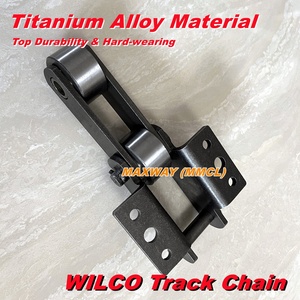 Catene trattate termicamente in lega di titanio MAXWAY MMCL e lega 40Cr per escavatore anfibio WILCO (Buggy palude)-dimensioni personalizzate - Product Image 4