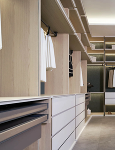 Custom Luxury Modern Walk-In <strong>Closet</strong> Wardrobe Systems Design Wood Bedroom Wardrobe - Product Image 3