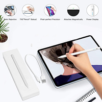 Stylet capacitif actif en métal 2024 pour iPad et pour Pencil avec rejet de paume, attraction magnétique et écran tactile