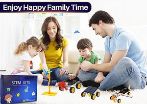 Lứa tuổi 8-12 STEM Xây dựng đồ chơi cho trẻ em 3D điện năng lượng mặt trời xe dự án khoa học thí nghiệm Kit - Product Image 6