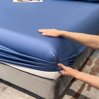 Housse de matelas de style moderne, écologique, antibactérienne, 300 fils, en coton, anti-poussière, douce, en gros