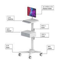 Chariot mobile pour tablette iPad EUSOKON EU-TR595, mobilier hospitalier, avec garantie d'un an