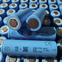 بطارية ليثيوم EV E 40PL IMR 18650 قابلة لإعادة الشحن بسعة 4000 مللي أمبير في الساعة، 20C، 3.65 فولت، عالية الطاقة، ذات مقاومة داخلية منخفضة، تدوم 1200 دورة، للاستخدام المنزلي