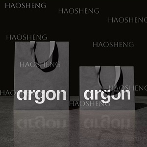 Handverpakte linten, kartonnen tassen, cadeaus, winkelen, wit, hete folie bedrukking, kartonnen ambachtelijke tassen, natuurlijke ambachtelijke tassen - Product Image 4