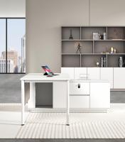 Personnel Bureau moderne en forme de l Bureau Gestionnaire de bureau Poste de travail avec armoire haute