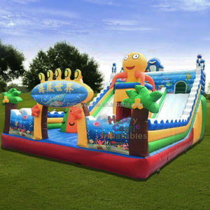 Ocean world grand château gonflable parc d'attractions jeux de carnaval jouets gonflables accessoires à <span class=keywords><strong>vendre</strong></span> - Product Image 4