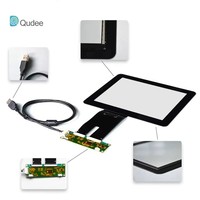 Écran tactile industriel USB capacitif projectif (PCAP) de 7, 10.1, 10.4, 12.1, 13.3, 15.6, 17.3, 18.5, 19.5 pouces