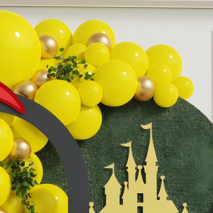 Guirlande de ballons sur le thème de la princesse <span class=keywords><strong>Blanche</strong></span>-<span class=keywords><strong>Neige</strong></span> rouge, jaune et bleue, 139 pièces, décorations d'<span class=keywords><strong>anniversaire</strong></span> pour filles, vente en gros - Product Image 4