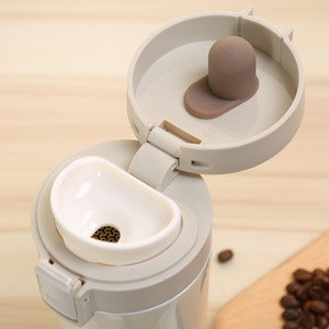 Logo personnalisé gobelet en acier inoxydable avec double paroi isolation thermique en cuivre peint à la bombe couvercle rabattable tasse à café - Product Image 3
