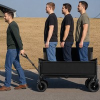 Chariot de camping pliable avec sièges, capacité 250 kg, chariot de camping pliable, poussette, canapé-voiture pour festivals de musique en plein air, pêche