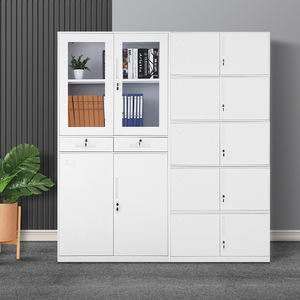 Archivador de Acero Resistente, Gabinete de Almacenamiento de Documentos Impermeable para Oficina con Cajones, Gabinete de Documentos con Cerradura para Uso en Bibliotecas - Product Image 1