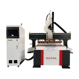 Büyük çalışma alanı ATC ağaç İşleme cnc router makine ile 12 adet yönlendirici bit lineer kütüphane