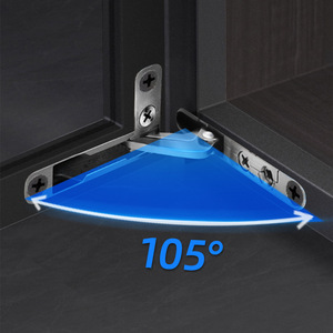 Bisagras para puertas Cooper de 25 kg, de acero, ocultas, con amortiguación hidráulica para puertas de gabinetes - Product Image 4