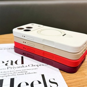 Funda de Silicona con Anillo Giratorio 360° y Soporte Magnético para iPhone 13 14 15 16 Pro Max, Funda de Silicona Real TPU PC - Product Image 6