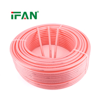 Tuyau PEX rose IFAN pour chauffage par le sol, système de chauffage hydronique par le sol