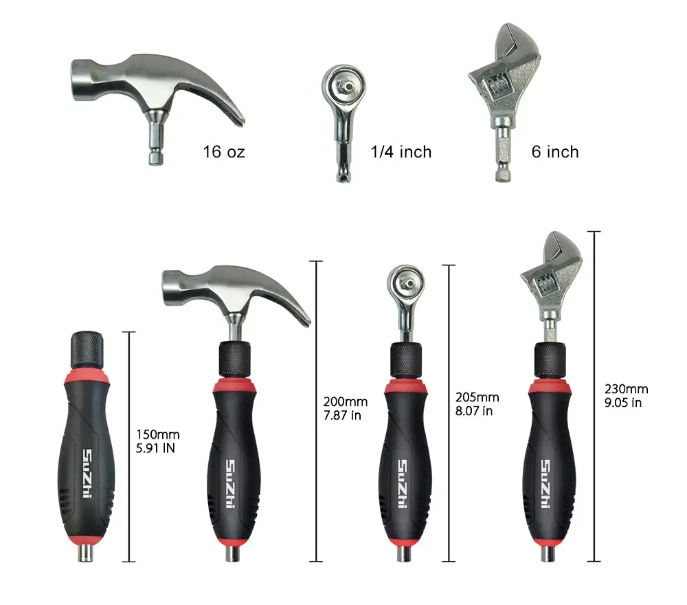 40pcs New Design Innovative Changeable Cr-V Hammer Ratchet Wrench And Screwdriver Tool Sets