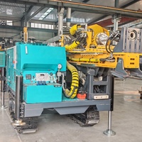 Foreuse rotative hydraulique portable à angle réglable de 10 à 90 degrés, avec moteur diesel à piston et pompe hydraulique, pour forages géologiques profonds