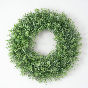 Ghirlanda Decorativa di Alta Qualità con Foglie di Eucalipto Verde e Margherite Gialle per Matrimoni, Natale e Ringraziamento - Product Image 5