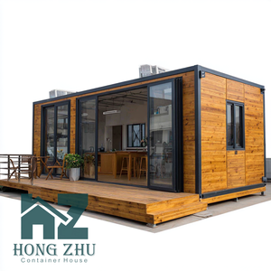 DYHZCE colore legno Smart contenitore <span class=keywords><strong>casa</strong></span> Pre-cablato con porte USB e WiFi per gli amanti della tecnologia realizzato in pannello Sandwich e acciaio - Product Image 1