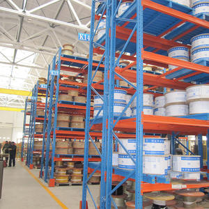 Ce/iso9001 מחסן תעשייתי אחסון מדף כבד מחסן מחסנים פלדה stackable עם רשת - Product Image 3