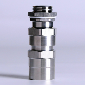 BDM M20 M25 M32 M40 สายเคเบิลโลหะต่อมสแตนเลส IP66 ซีลคงที่ Connector กันน้ําป้องกันการระเบิดสายต่อม - Product Image 2