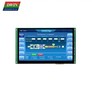 DWIN Industrial Capacitive Touch Linux OS 10.1 Inch 1280*800 Pixel QT Pengembangan Tampilan modul LCD dengan CAN RS232 RS422 Port
