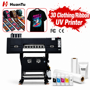 Imprimante DTF UV <span class=keywords><strong>3D</strong></span> I3200 à quatre têtes 60 cm pour rubans et vêtements, machine d'impression DTF pour personnalisation DIY - Product Image 1