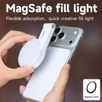Éclairage de studio LED pour selfie M29, magnétique, réglable en température de couleur (2500-9000K), haute fidélité des couleurs (CRI), pour téléphone portable et tablette