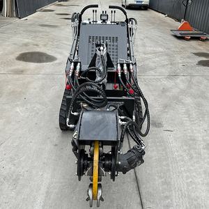 Alat pertanian taman, penggiling tunggul untuk Mini Skid Steer pemuat selip <span class=keywords><strong>16</strong></span> pompa hidrolik pemuat depan 610 Mm - Product Image 6