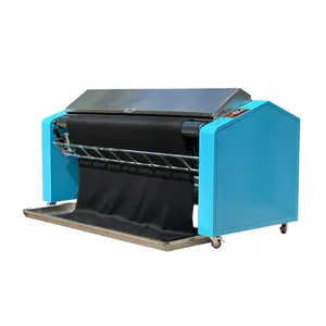 Mesin pengatur panas uap kain Mini mesin pengamplasan kain mesin penyelesaian tekstil uap