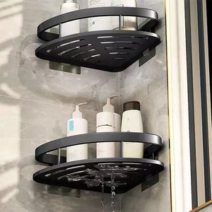 Nhôm nhà vệ sinh tam giác tắm Caddy tắm tổ chức phòng tắm bền góc kệ - Product Image 5